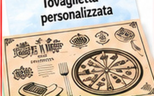 Esempio di tovagliette: tovagliette personalizzate per uso alimentare